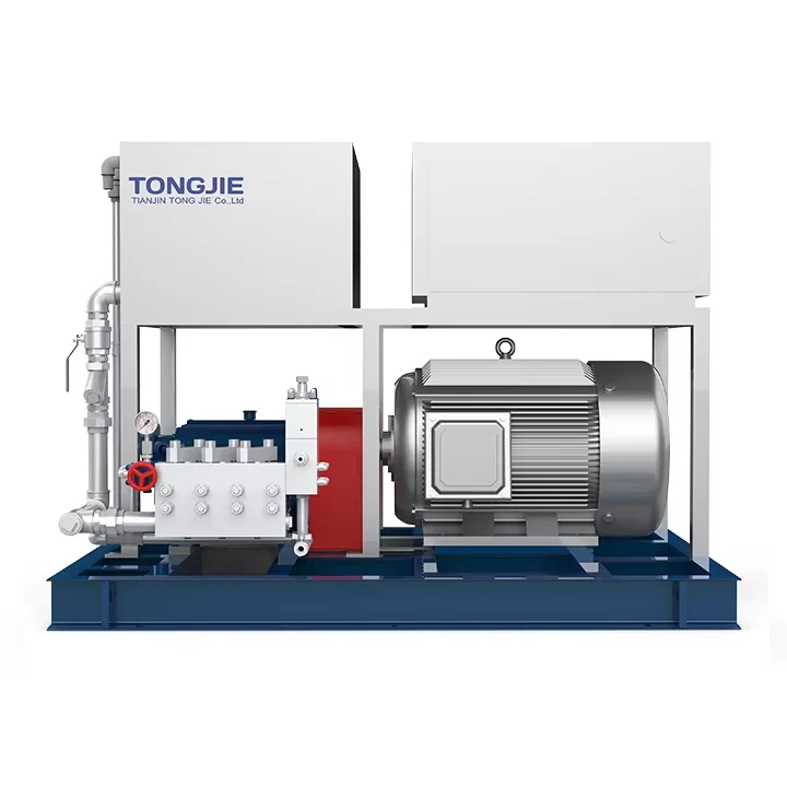 Industrial High Pressure Pump Electric motor unit water jet pipe cleaning sewer pipeline dredging desilting