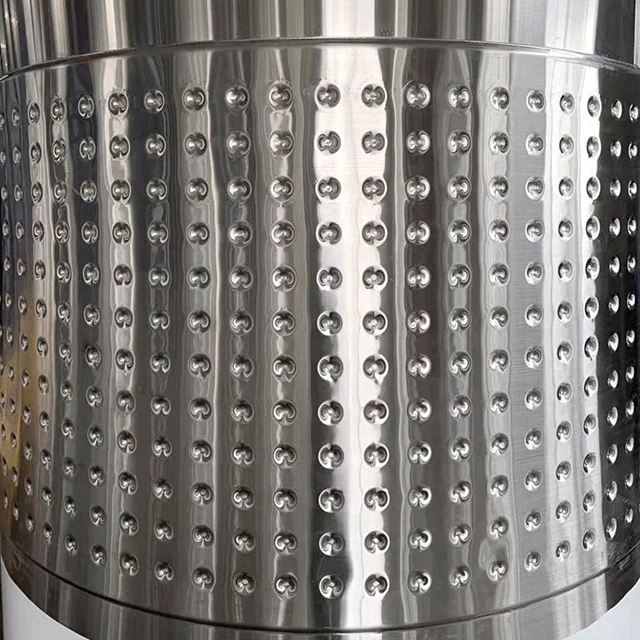20BBL Winery Stainless Steel Conical Jacketed Fermenter Wine Fermentation