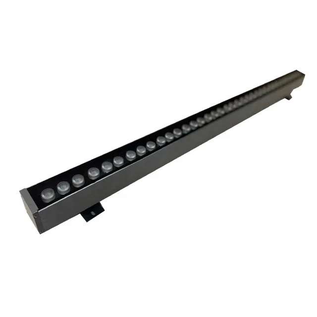 Led Linear Wall Washer Bar Rgb Dmx Ip65 Outdoor Clear Luminous Light 24w Spot Building Lighting CE Rohs