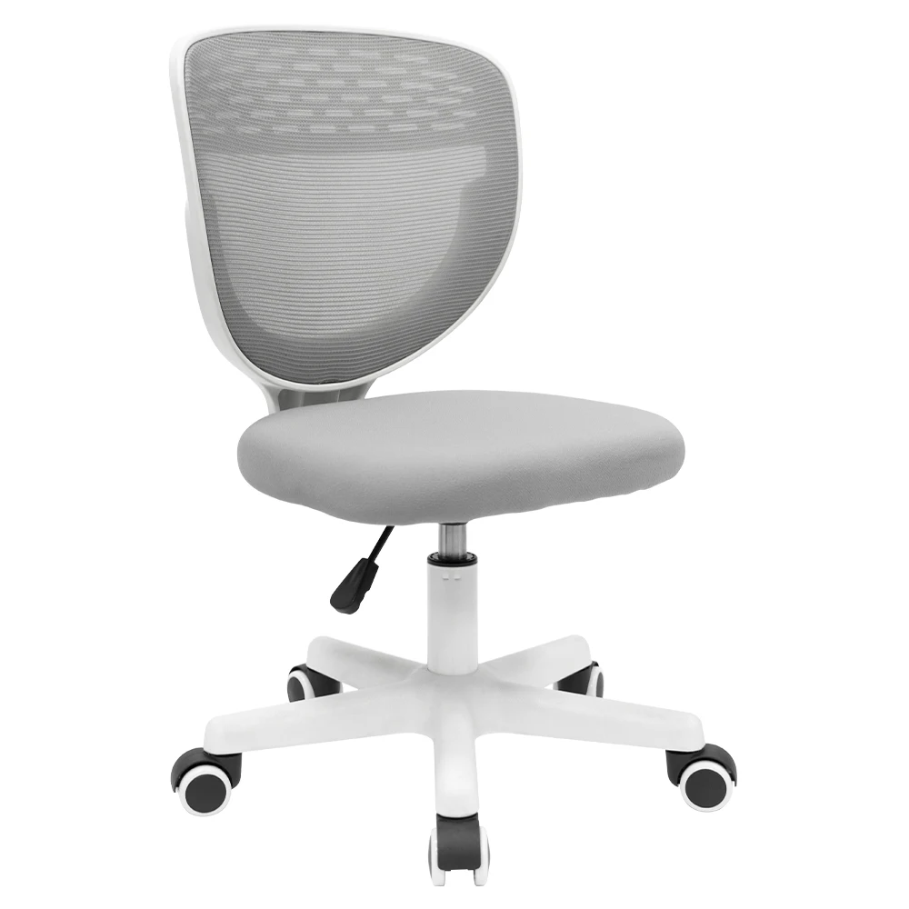 Modern Height Adjustable Armless Mesh Swivel Task Chair Home Office School Living Room Bedroom Children-Durable Home Furniture