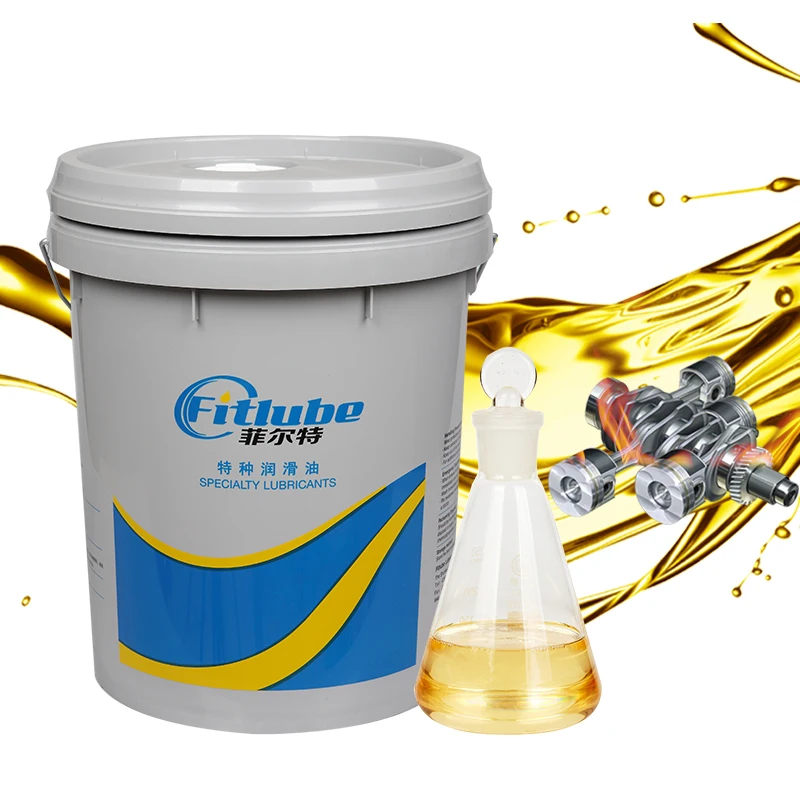 High temperature ester chain oil for textile machine