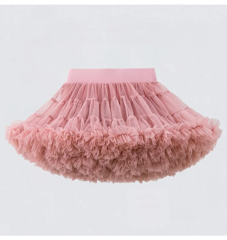 Women girl tutu half skirt summer party holiday fluffy puffy tulle pettiskirt birthday everyday black casual  elegant ball skirt