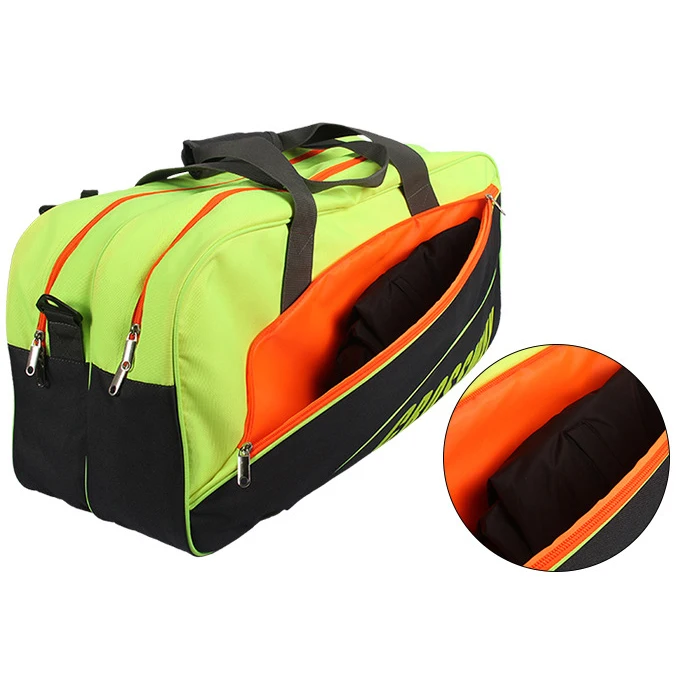 Factory Custom Dustproof Badminton Racket Bag Single Shoulder 6 Tennis Rackets Duffle Bag Tennis Bag