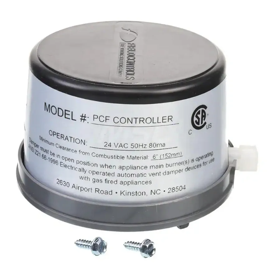 COMMERCIAL Rheem gas electric natural gas water heater Flue  vent damper