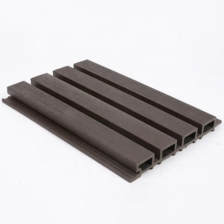 Classic Pool Double Side Decorations Modular Hardwood Fence Co-extrusion Wall Panel WPC Decking for Wall