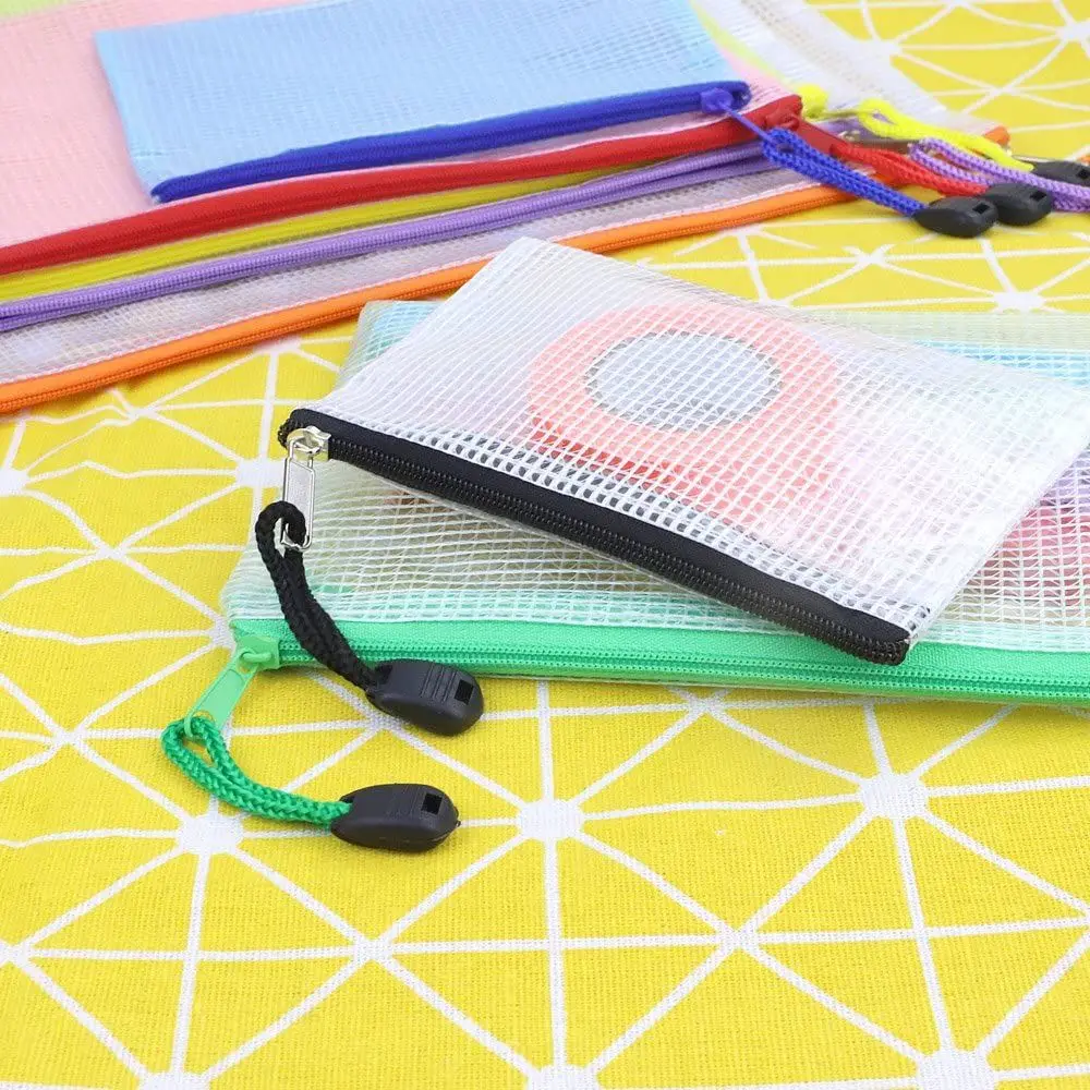 Poly Zip Lock Envelope File Folder A4 Pouch Custom Plastic Document Bag