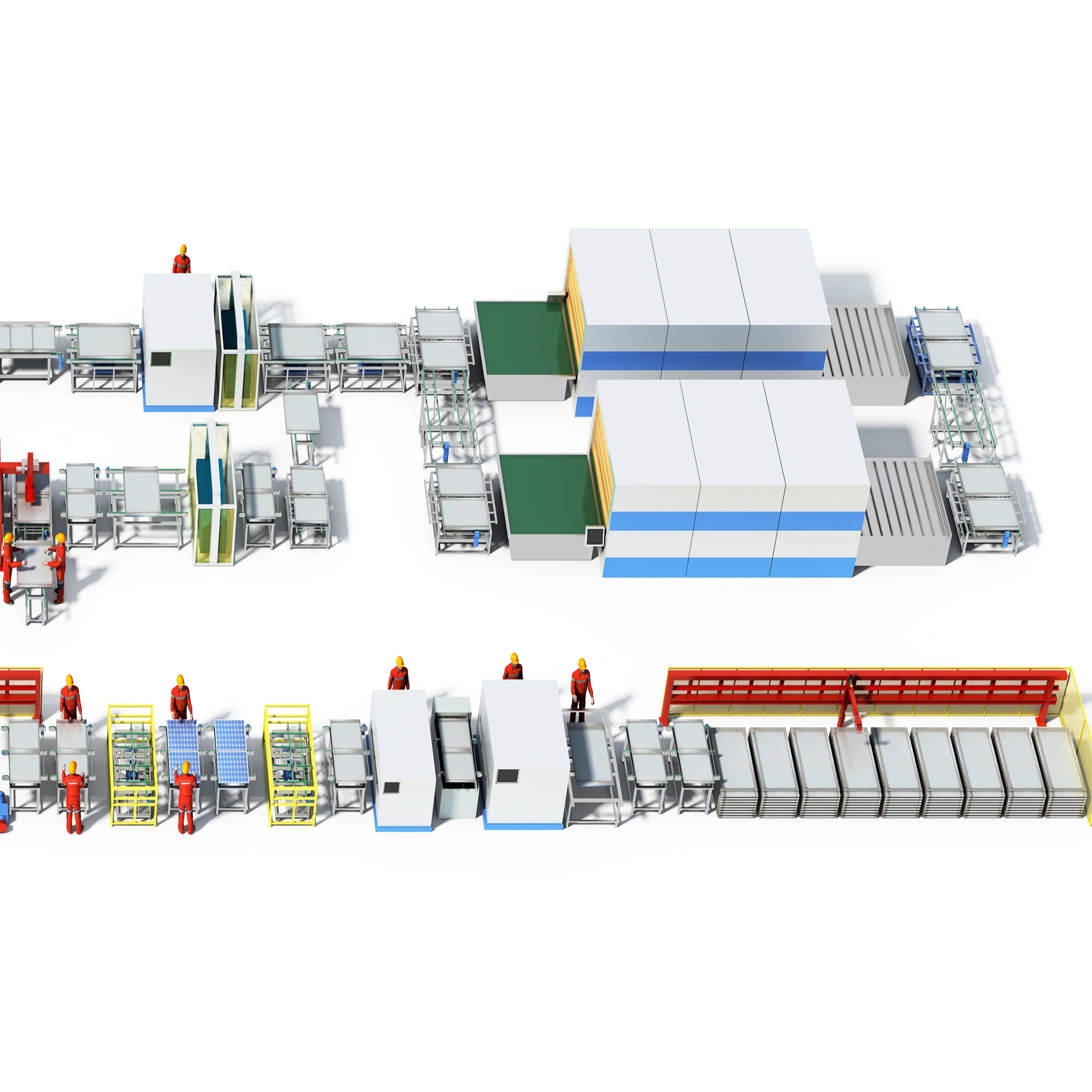 Radiant Pv solar solar energy system BIPV solar panel manufacture produce machine production line automatic produce machine