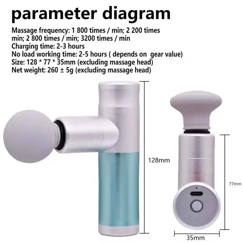 Bi-win 2021 Amazon Trends Sports Portable Handheld Electric Body Massager Brushless Motor Massage Gun