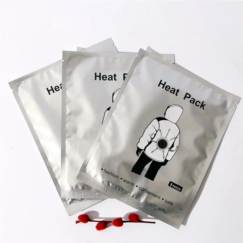 Self heating adhesive warmer patch heat pad for winter