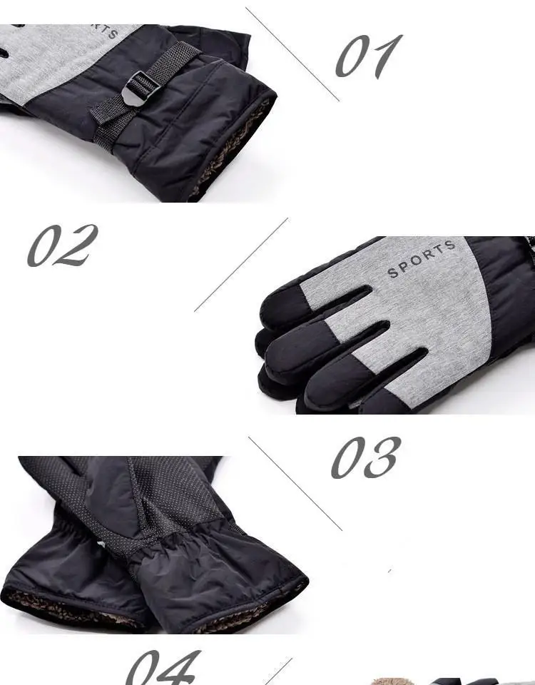 Wholesale black touch outdoor sports gloves warm winter men women running gloves manufacturer