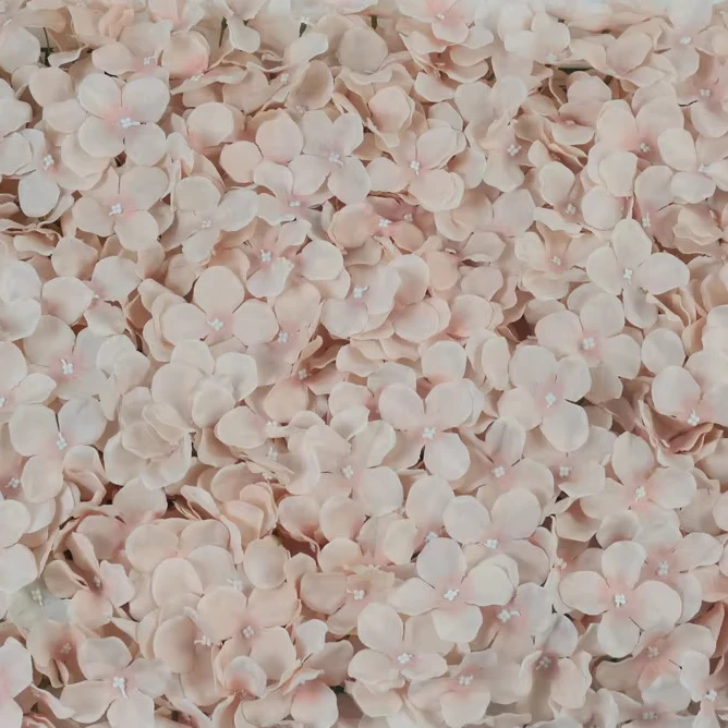 High Quality Background Decoration Wedding Decoration Pongee Hydrangea Flower Walls Backdrop