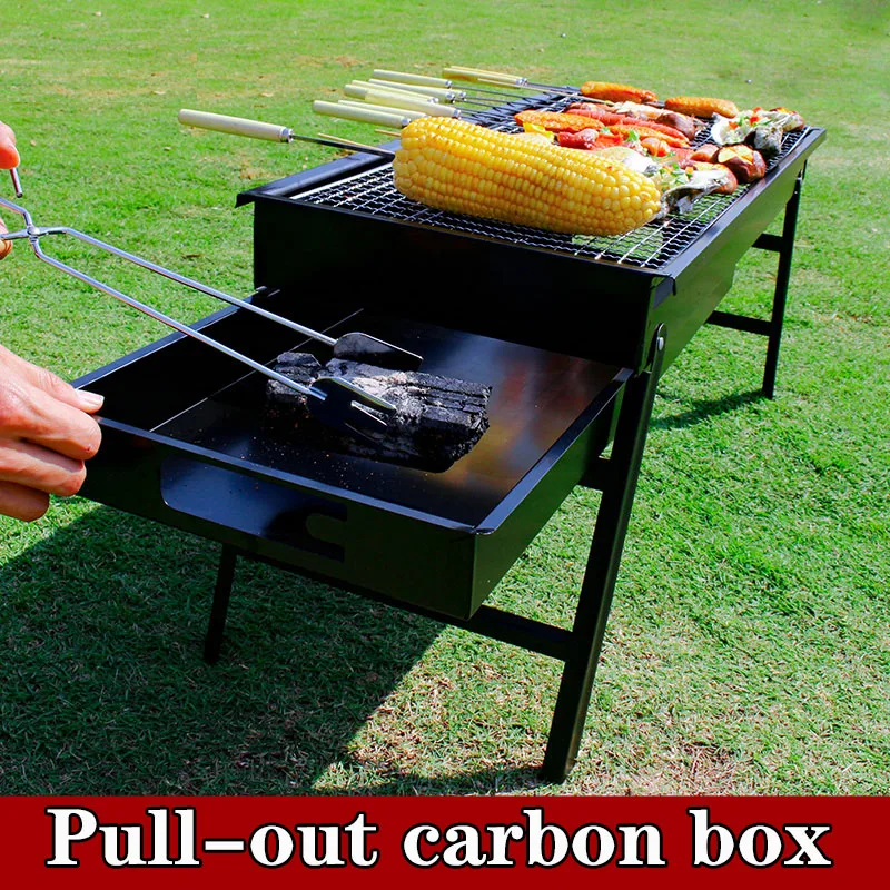 metal grill charcoal bbq grills outdoor Portable outdoor barbecue BBQ grill