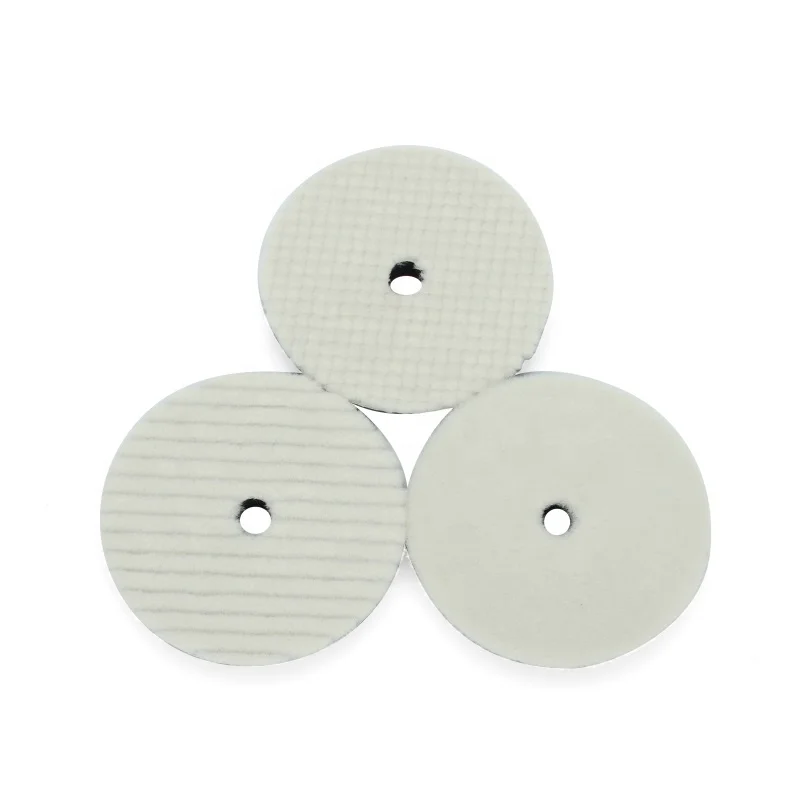 Hongjie Manufacturer Wholesale Buffing Wheel Japan Wool Polishing Pads for Car 100% Car Polishing Wool Pad Heavy Cut
