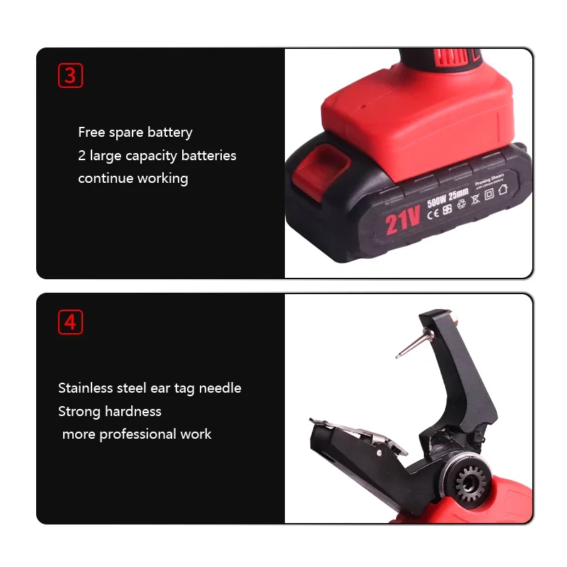 Animal Ear Tag Applicator Plier Metal Livestock Ear Tagger Pig Sheep Electric ear tag pliers for Sale Pump Provided Guangdong