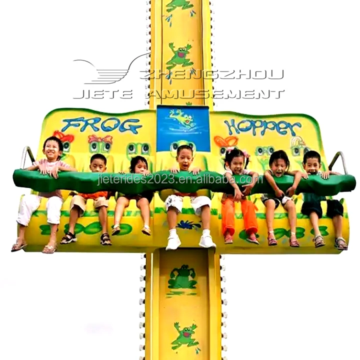Fun Jumping Amusement Frog Hopper Mini Free Fall Ride For Sale