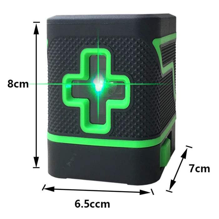Cheap Automatic Self-leveling 2 Lines Green Laser Level Cross Line Laser Levels WIth Bracket