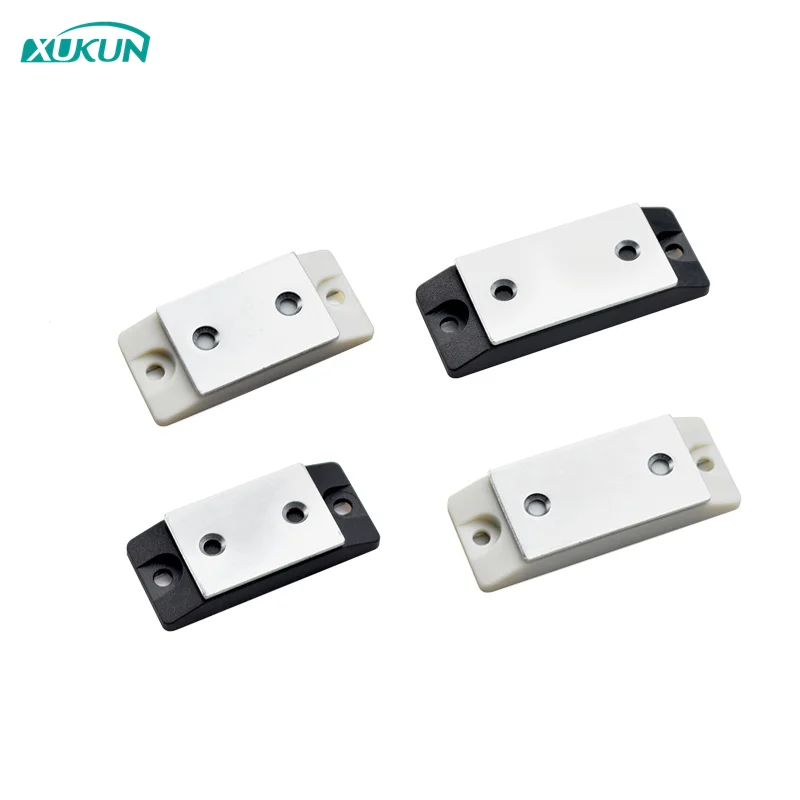 XK816 plastic Ultra thin micro magnetic sliding door Ultra thin invisible door stopper