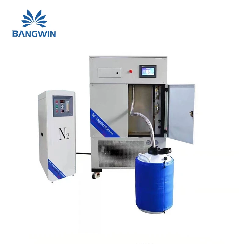 American style liquid nitrogen machine with nitrogen injector for making tasty
