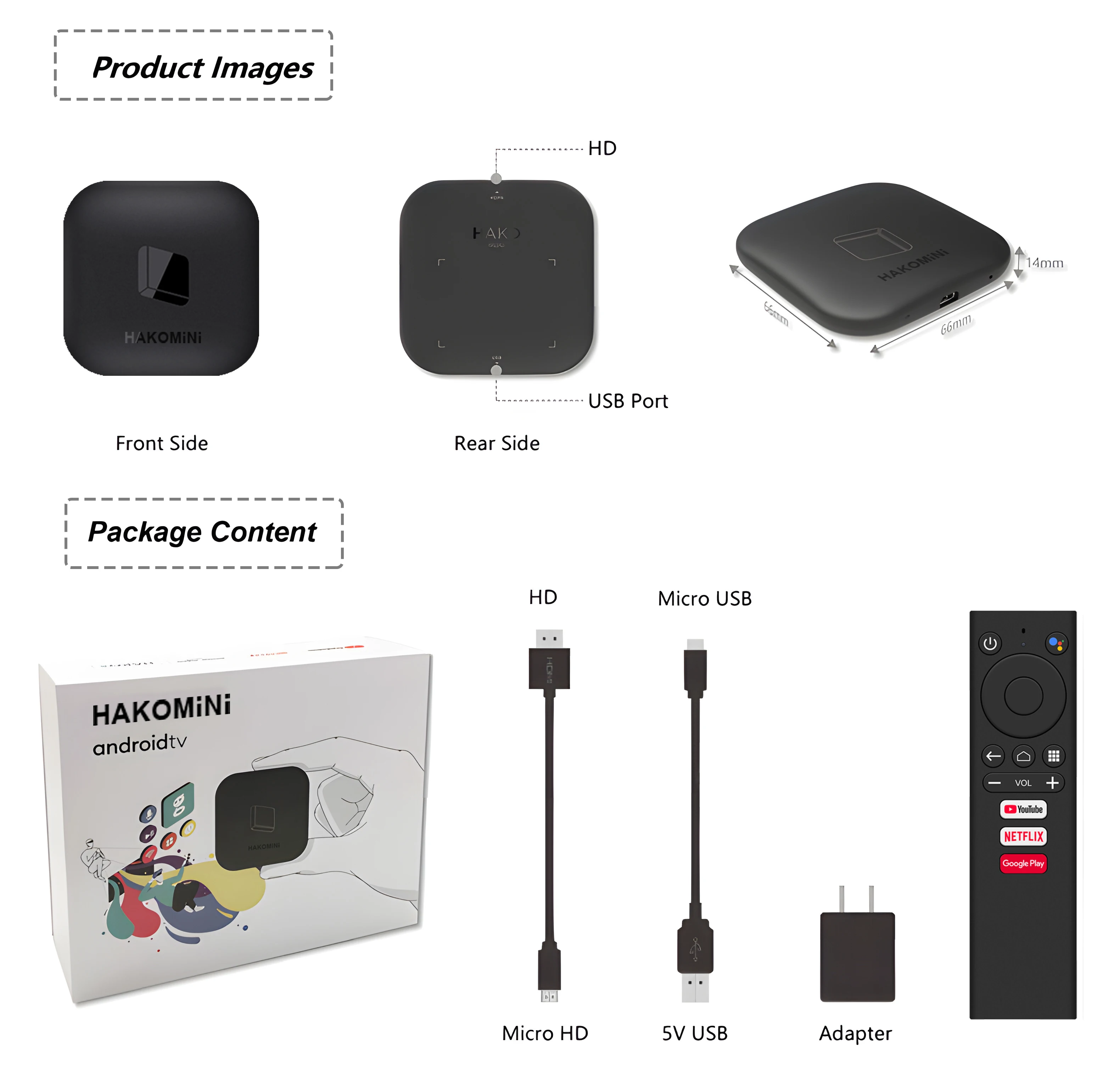 2022 новейший Сертифицированный google ATV android 9 0 s905 y2 чипсет с поддержкой dual wifi BT4.2 HAKO Мини Смарт ТВ бокс