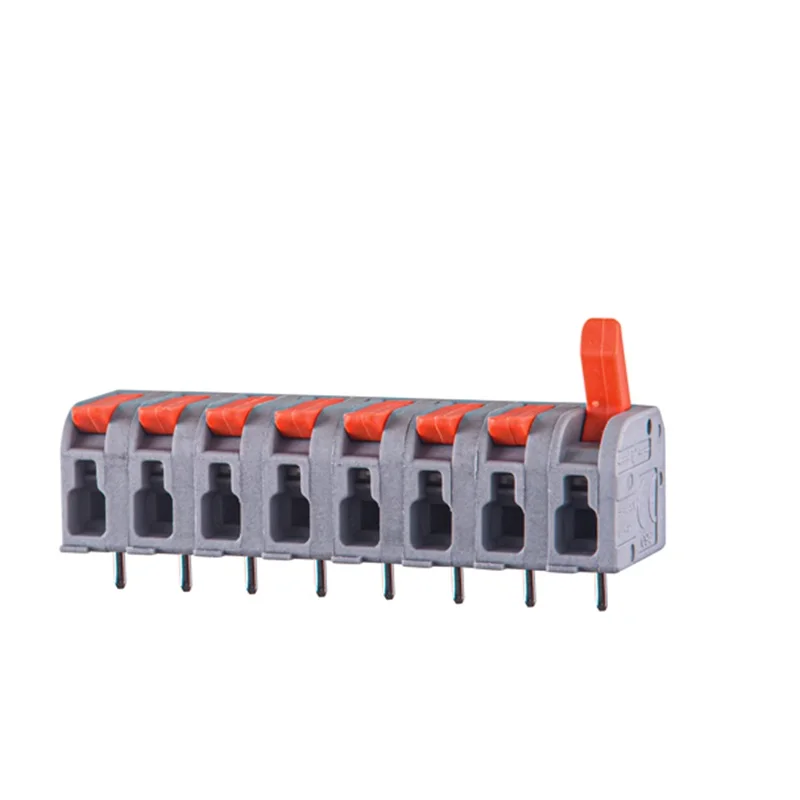 7.5mm Pitch 3/5/8 pin PCB Quick Connector Wire Terminal Block Connector PCB Power Socket Clamp Connector