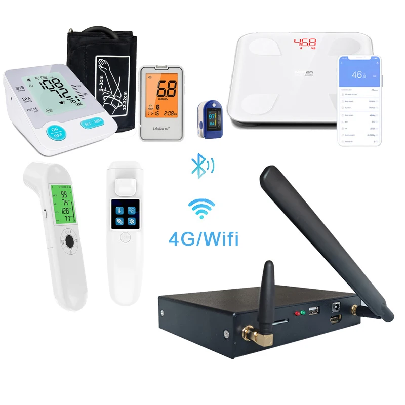 Wifi Homecare Telemedicine system Android/Ios System BlueTooth Health Care Kit