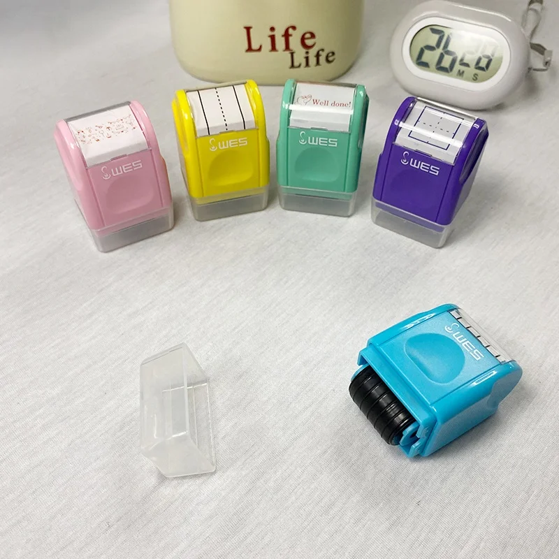 Custom roller stamp WES R-1820 privacy protection  flash stamp