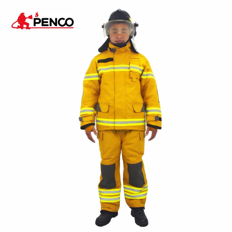 High Quality PBI Firefighter Suits Firefighting Suits with Nomex Comfort Layer
