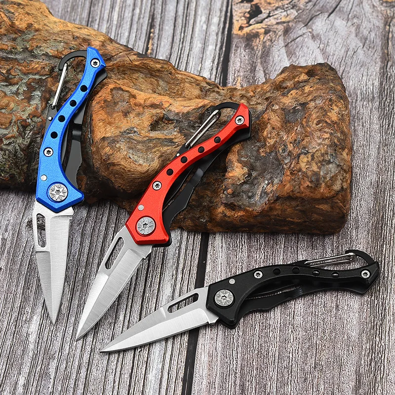 Tactical survival knife for hunting camping fishing, portable paring folding knives