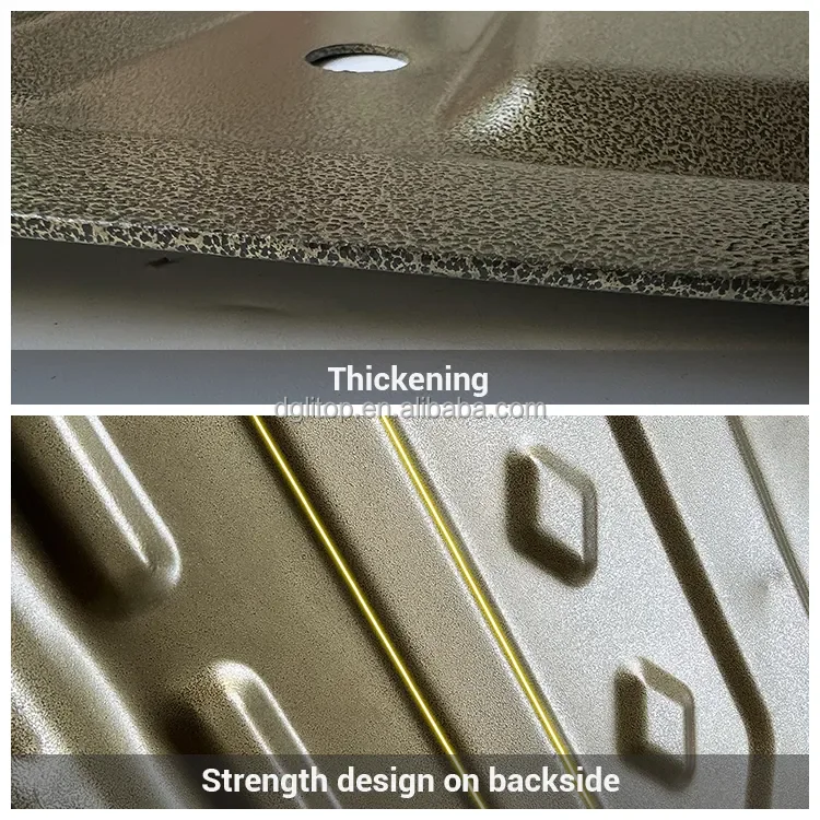 Factory Custom Steel Aluminum Engine Under Cover Guard Skid Plate For Geely Atlas Proton X70 2016-2021