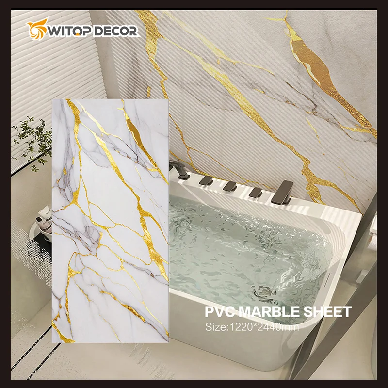 PVC Marble Sheet Board Wall Decoration Pvc Uv Panels