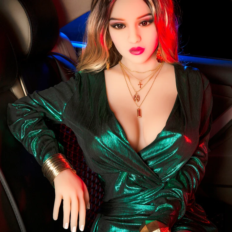 Hot Sale 165 Sexy Blonde Silicone Breast Big Ass Sex Doll