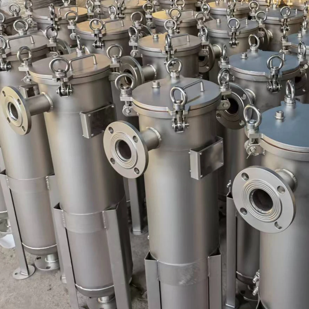 Industrial Stainless Steel #2 Multi Liquid Bag Filter Housing Pressure Vessel Core Component for Manufacturing Plants and Farms