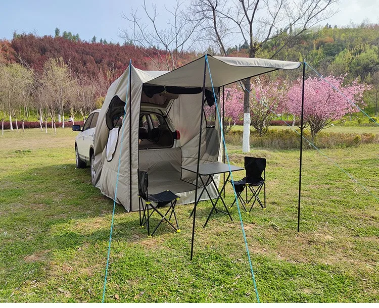 Cross border Korean Hot Selling Multi functional Car Rear Roof Extension Outdoor Camping Tent