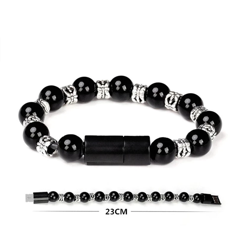 Creative USB Charger Data Sync Cable Bracelet Wrist Band super fast charging usb cable  For Android Type-C iPhone charging cord