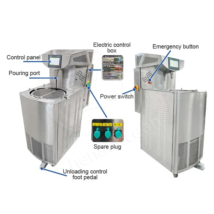 OCEAN Professional Automatic Stainless Steel Chocolate Melt Device Chocolate Temper Machine Price