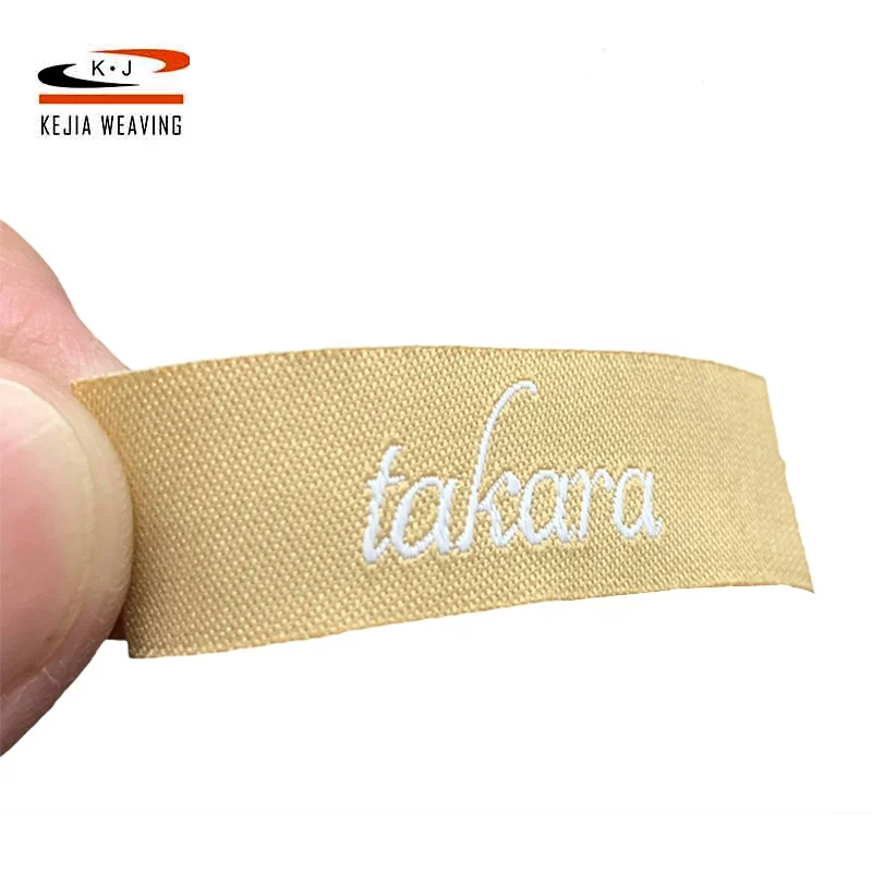 Customized Clothing Woven Labels Printing/Garment Satin Tags/Fabric Brand 1000 PCS A Lot