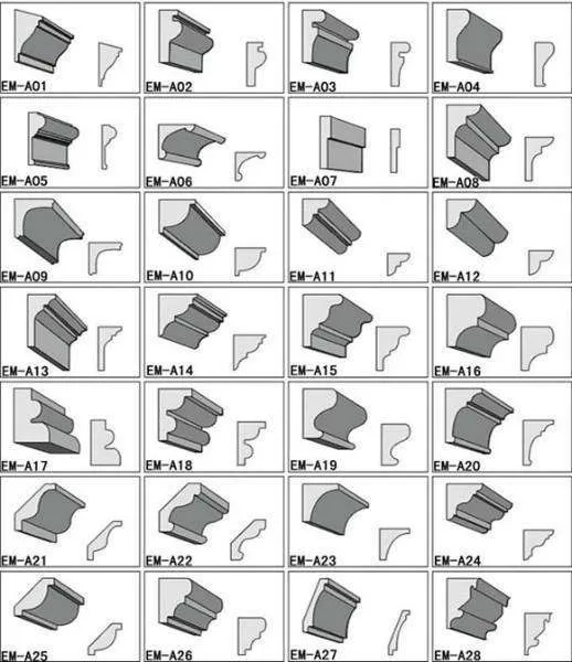 Exterior wall decoration foam lines fire proof eps line sandwich panels for walls and roofs