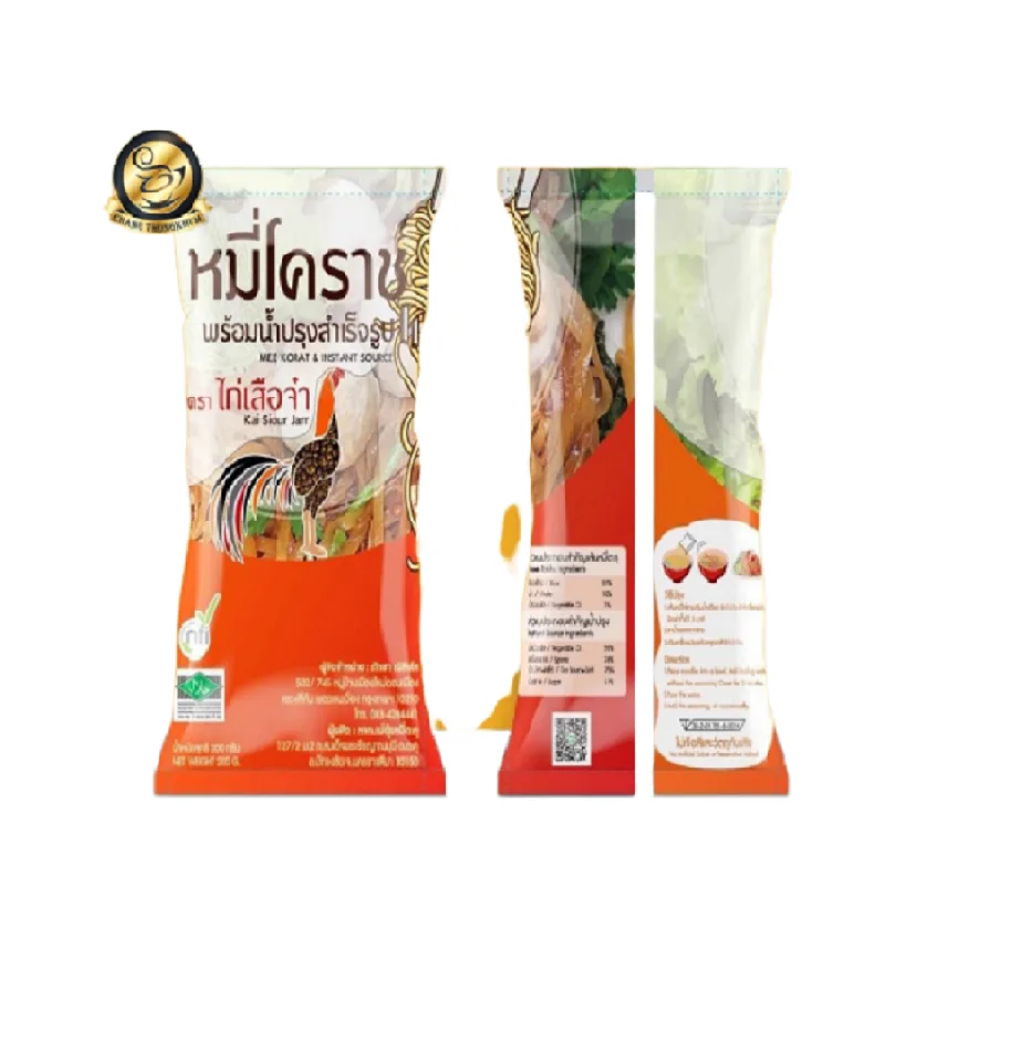 Лапша быстрого приготовления высшего качества с сухой лапшой Mhee Khorat и мгновенным источником из Таиланда