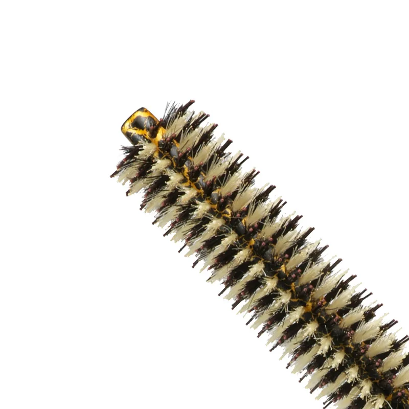 Antistatic High Temperature Resistant Bristle Comb Cylinder Comb Lotus Handle Hair Combs