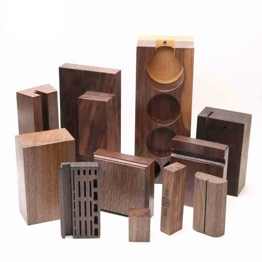 Customized Luxury Walnut Wood Base with Different Design