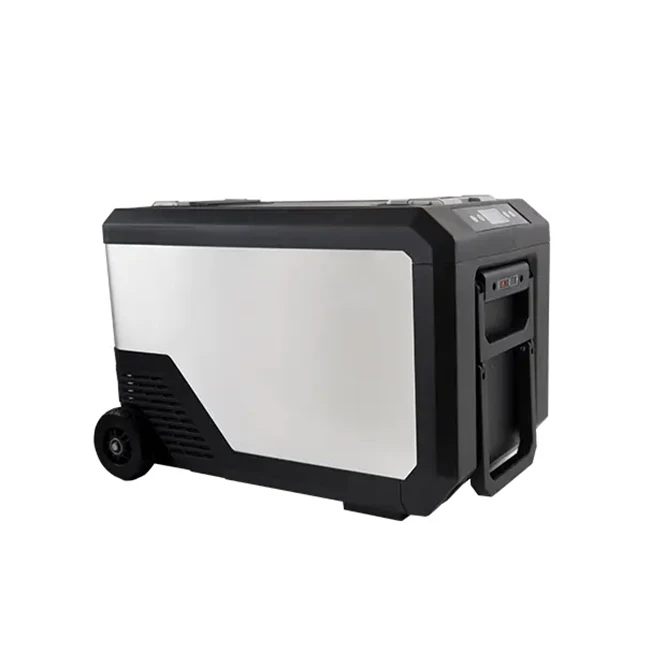 40L 12V 24V Double Temperature Compressor Portable Refrigerator