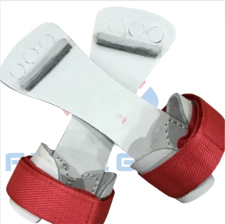gymnastic horizontal bar palm protector 3 Holes Three Finger Cowhide gymnastic horizontal bar