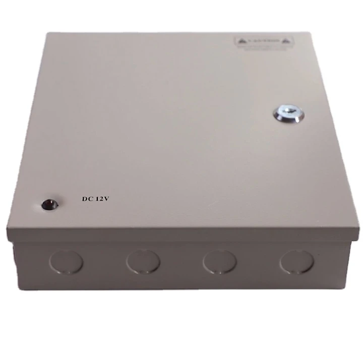 12V 5A DC 9 портов распределительные импульсный источник питания светодиодного табло электропитания CCTV металлический