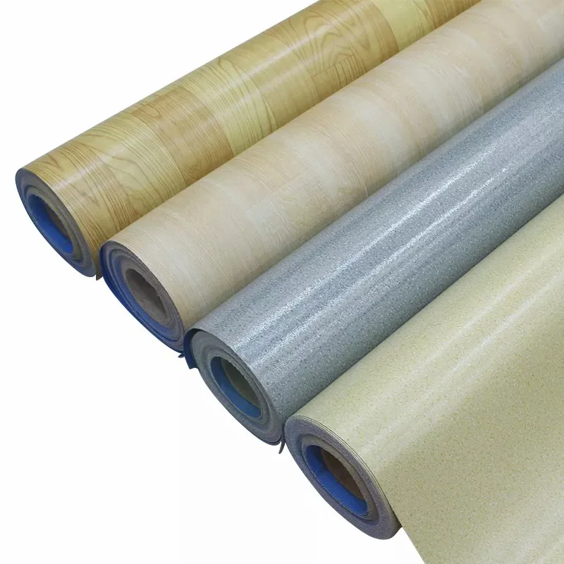 Wholesale cheap vinyl PVC roll plastic laminate sheets 3d plastic  flooring