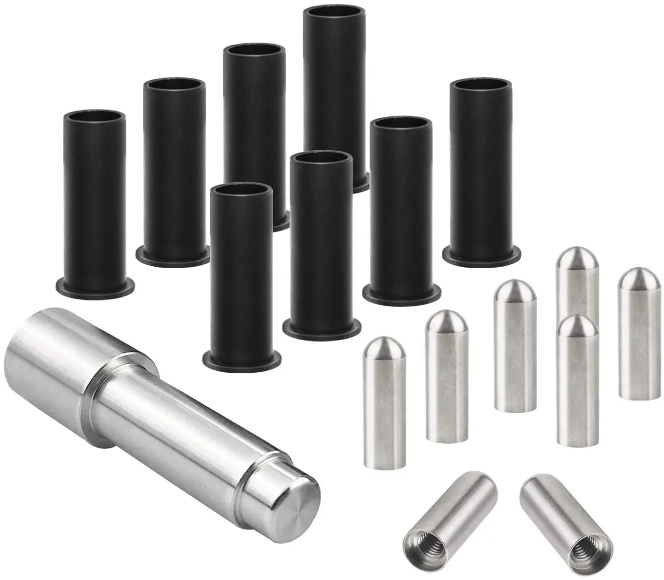 
17 Pcs of set Door Pin Guides Hinge Liners Bushing Removal Tool Compatible for 2007-2019 Jeep Wrangler JK JL 4 Door 