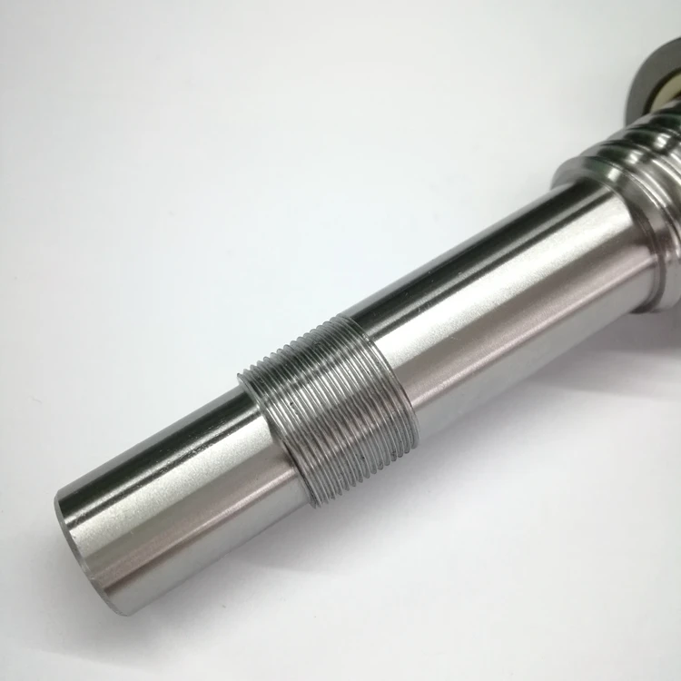 Smooth running low noise SFU1605 customized length ball screws shaft with SFU1605T4 ballscrew nut