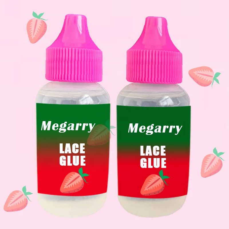 private label strawberry scent Waterproof  glue Extreme Hold Invisible Hair Glue