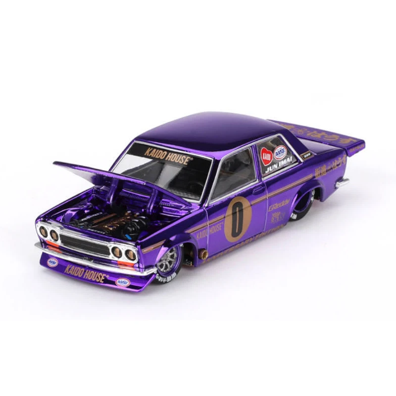 Zhengfeng 1/64 MINIGT Diecast Alloy Model car Datsun 510 Pro Street Anniversary for gift and collection