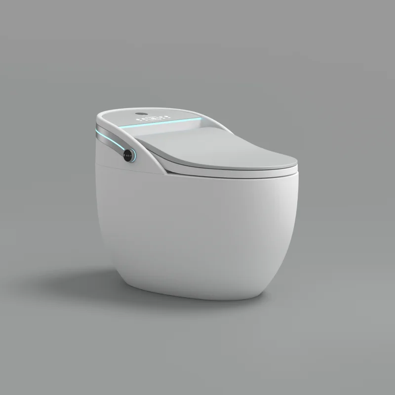 Luxury professional fully automatic siphonic flush modern style self-clean heated intelligent smart wc toilet
