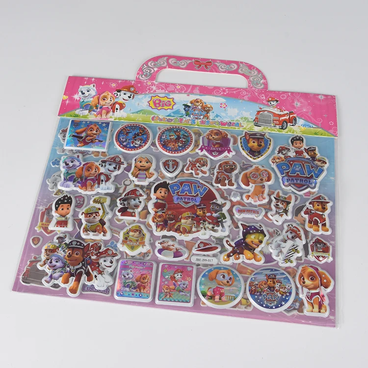 Wholesale custom 3D size cute girl princess skirt plastic stickers decoration puffy bubble stickers